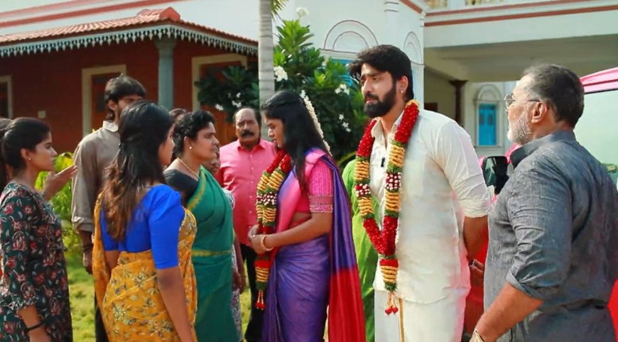 புதிய திருப்பங்களுடன் மகாநதி சீரியல்- காவேரியின் திருமண வரவேற்பு வந்த குடும்பத்தினர்