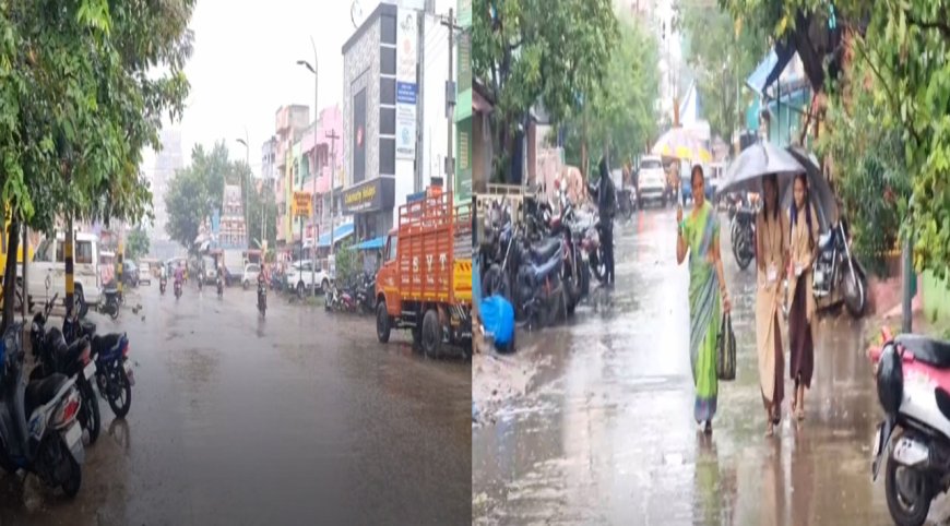 காஞ்சிபுரத்தில் கன மழை-4மணி நேரத்தில் 23.20 மி.மீ மழை பதிவு