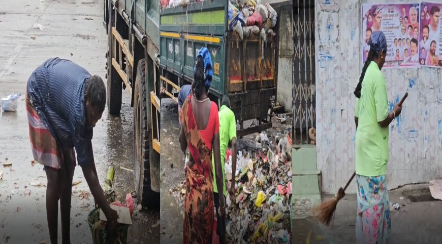 காஞ்சி : பாதுகாப்பு உபகரணங்கள் கோரும் தூய்மைப் பணியாளர்