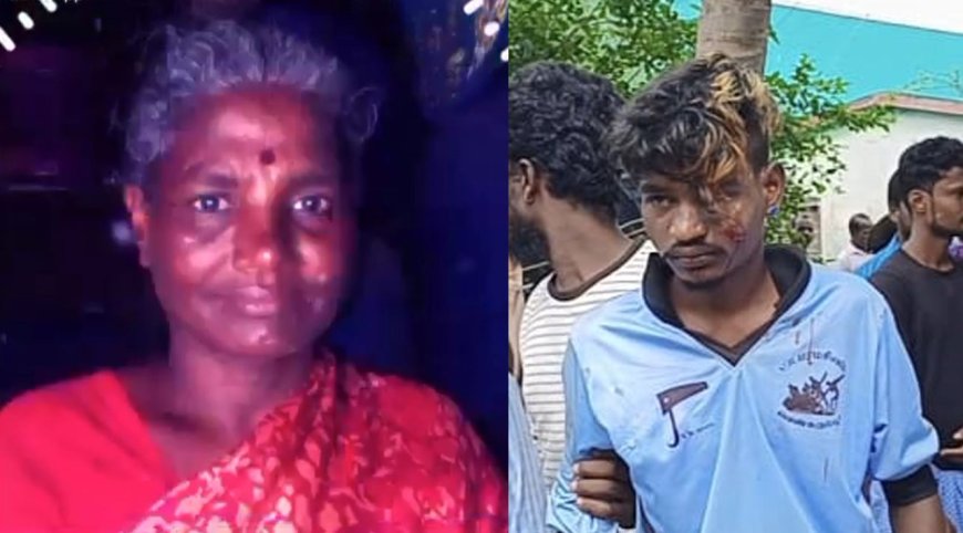 கஞ்சாபோதையில் தாயைக் கொன்று வீட்டில் புதைத்த கொடூரன்