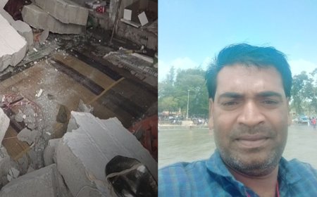 தேவகோட்டை:கட்டிட மேற்கூரை சுவர் இடிந்து விழுந்து ஒருவர் பலி