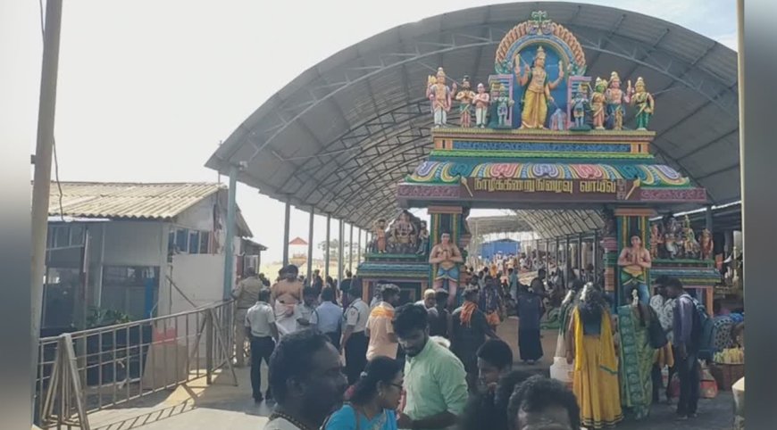 திருச்செந்தூர் கோவிலில்  மின்சாரம் தாக்கி பக்தர் பலி