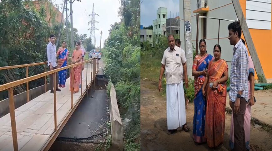 ஸ்ரீபெரும்புதூர் வெள்ள பாதிப்பு -.பேரூராட்சிகள் இயக்குனர் ஆய்வு