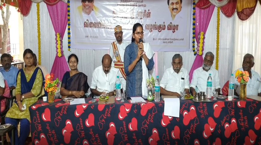 மாணவர்கள் 100% கல்லூரி படிப்பை முடிக்க திருவாரூர் ஆட்சியர் வலியுறுத்தல்