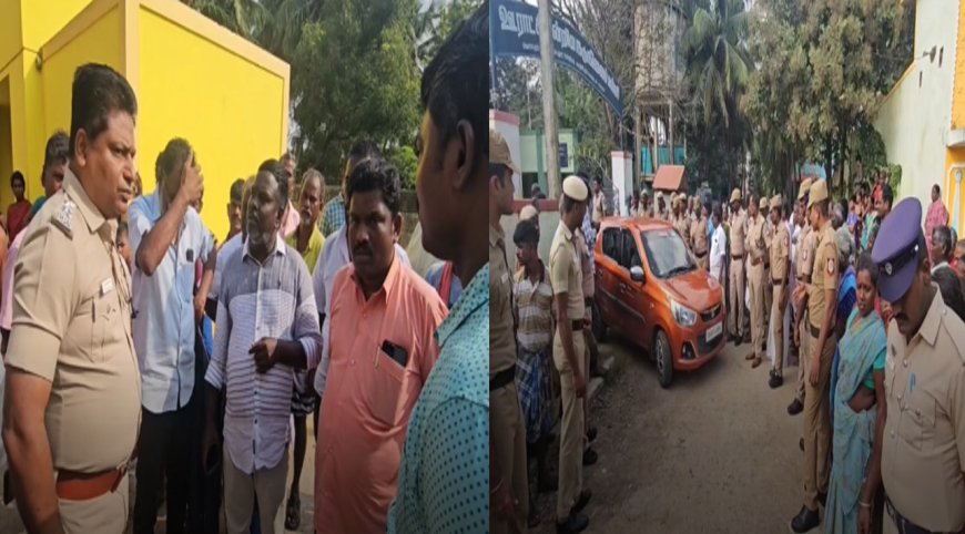 விமான நிலைய திட்ட எதிர்ப்பு போராட்டம் - கிராம மக்களிடம் பேச்சுவார்த்தை