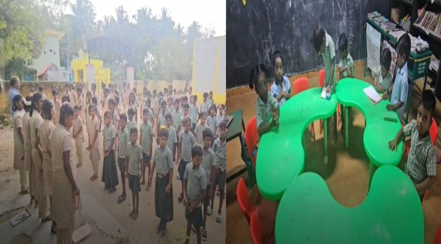 ஏகனாபுரம் மாணவர்களின் பள்ளி புறக்கணிப்பு போராட்டம் வாபஸ்