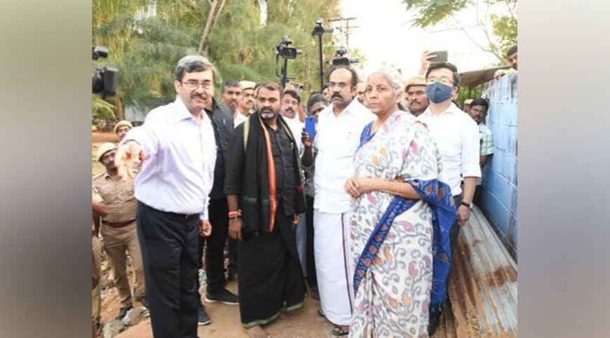 தூத்துக்குடி மாவட்டத்தில் மத்திய நிதி அமைச்சர் சூறாவளி சுற்றுப்பயணம்