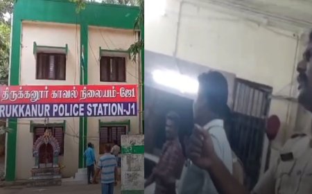 புதுச்சேரி: சப்-இன்ஸ்பெக்டர் முன்னிலையில்  தாக்க முயற்சி- வீடியோ வைரல் 