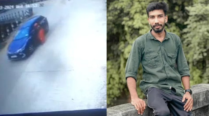 பிரிந்து வாழும் காதல் மனைவியை காரில் தரதரவென இழுந்து சென்ற கொடூர கணவன்