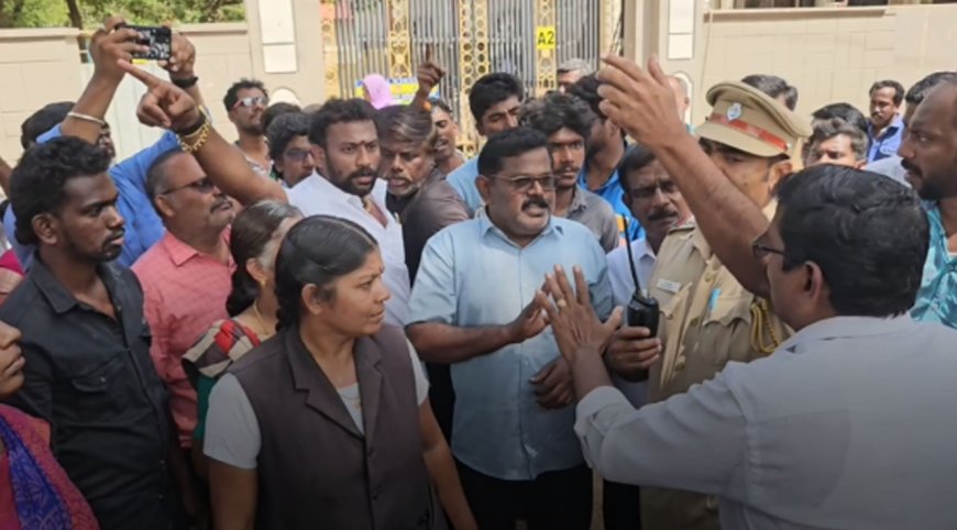 நெல்லை:   மாணவன் தற்கொலைக்கு நீதி கேட்டு போராடிய பெற்றோர் உள்பட 19 பேர் கைது