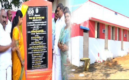 அவசர அவசரமாகக் கட்டி முடிக்கப்பட்ட வீடுகள்.. ஒப்பந்ததாரருக்கு விழுந்த டோஸ்..