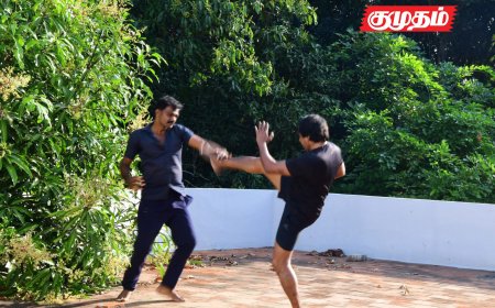 களரி பயிற்சியில் அமைச்சர் மனோ தங்கராஜ்