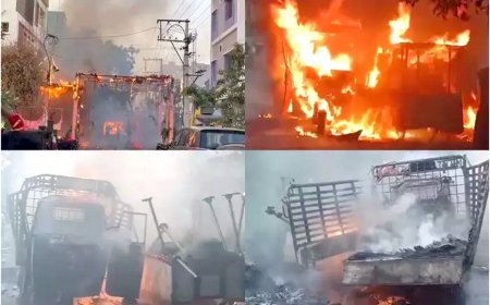 திருமண வரவேற்பு நிகழ்ச்சியில் தீ விபத்து - வாணவேடிக்கையால் விபரீதம்...