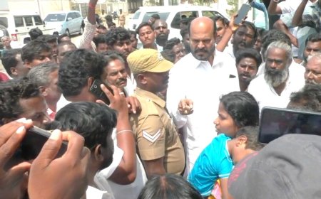 ரவுடி ராமர் பாண்டி கொலை - உடலை வாங்க மறுத்து போராட்டம்.. உச்சக்கட்ட பரபரப்பு...