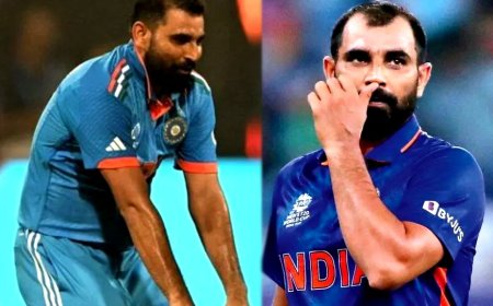 ஐபிஎல் போட்டியில் இருந்து காயம் காரணமாக வெளியேறிய ஷமி... கலக்கத்தில் குஜராத் டைட்டன்ஸ்..!
