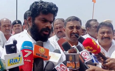 "என் மண் என் மக்கள்" மாநாடு முக்கிய அரசியல் மாற்றத்தை ஏற்படுத்தும் - அண்ணாமலை நம்பிக்கை...