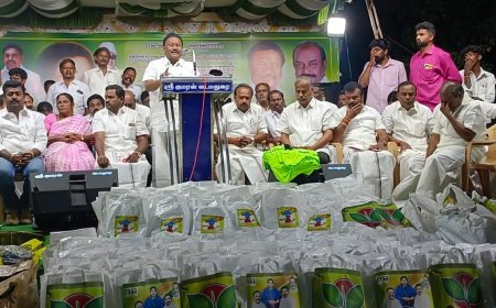 "பஞ்சு மிட்டாய் சாப்பிட்டா குஷ்டம் வரும்; முதலமைச்சர் கருணாநிதிக்கு எச்சரிக்கை" வழக்கம் போல் உளறிய திண்டுக்கல் சீனிவாசன்...