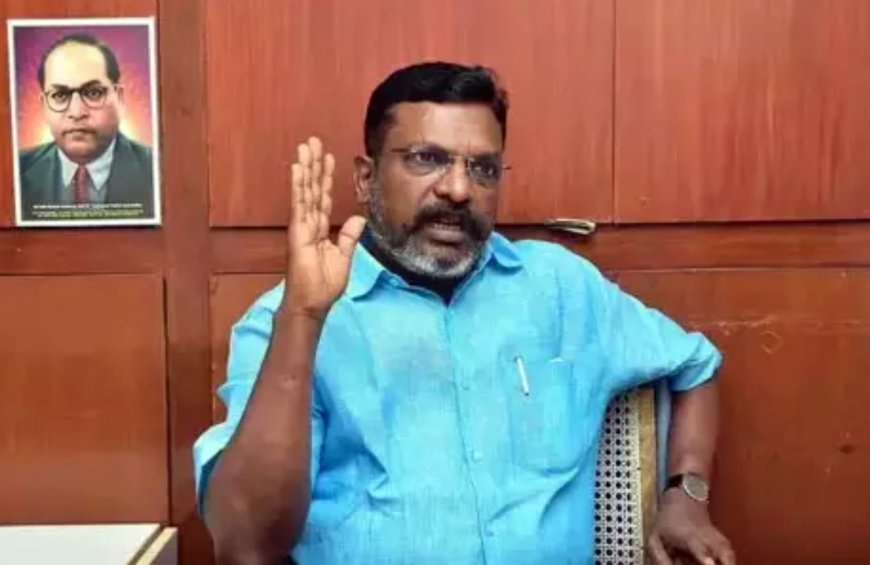 “ஆர்.எஸ்.எஸ்  காக்கிச்சட்டையிலும் இருக்கிறது,  நீதித்துறையிலும் இருக்கிறது..!” -  திருமாவளவன் காட்டம்
