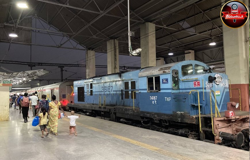 சேதமடைந்த  ரயில்வே மேம்பால படிக்கட்டுகள்...!  தண்டவாளத்தை கடக்கையில்  குழந்தைக்கு நேர்ந்த விபரீதம்..!