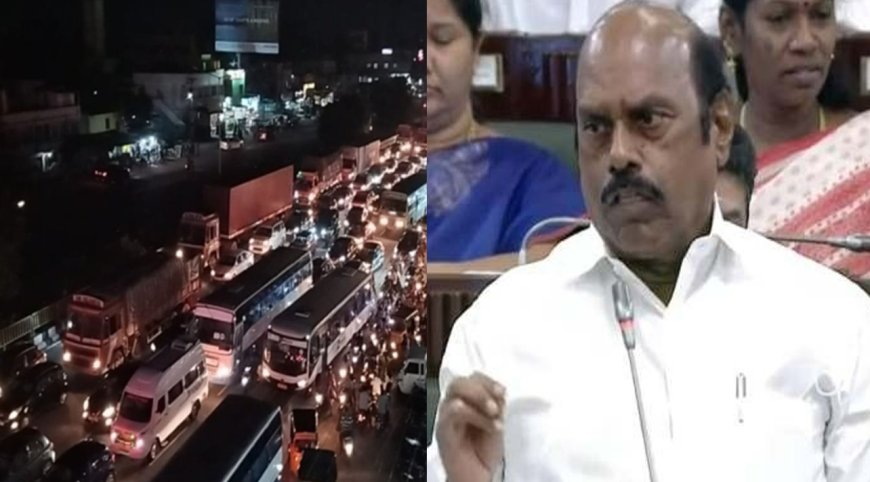 ஸ்ரீபெரும்புதூர் முதல் சிங்கபெருமாள் கோயில் வரை போக்குவரத்து நெரிசலை குறைக்க நடவடிக்கை - அமைச்சர் எ.வ.வேலு 