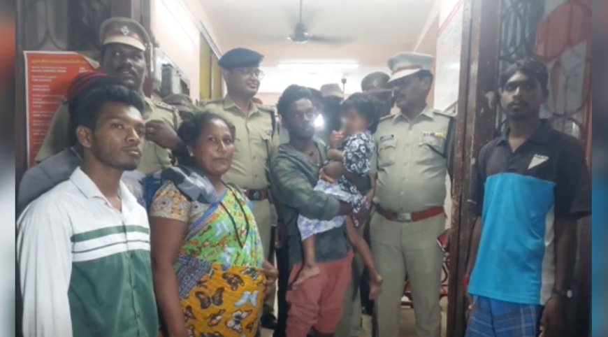 குழந்தை கடத்தல்; ஸ்கெட்ச் போட்ட காவல்துறை.. சினிமா பாணியில் அதிரடி மீட்பு..