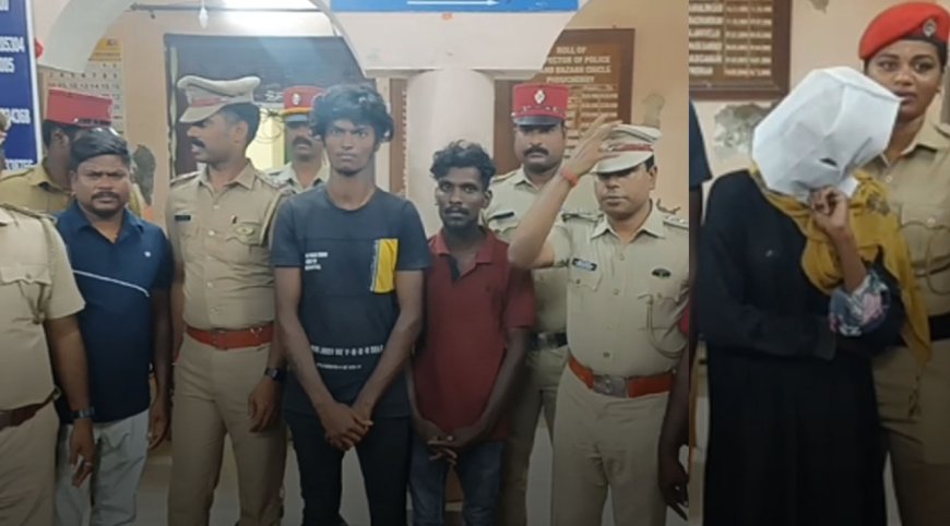 புதுச்சேரியில் பணத்திற்கு ஆசைப்பட்டு பெண் குழந்தையை கடத்திய 3 பேர் கைது-விசாரணையில் பகீர் தகவல்