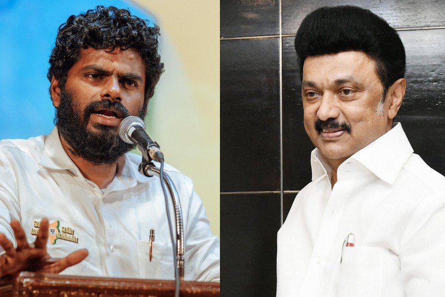மத்திய அரசின் திட்டங்கள் 'டப்பிங்’! - திமுகவின் தேர்தல் வாக்குறுதிகளை முன்வைத்து அண்ணாமலை குற்றச்சாட்டு!