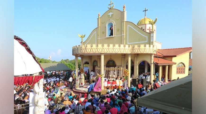 தொடங்கியது கச்சத்தீவு அந்தோணியார் ஆலயத் திருவிழா.. தமிழக மீனவர்கள் போகல.. ஏன் தெரியுமா..?