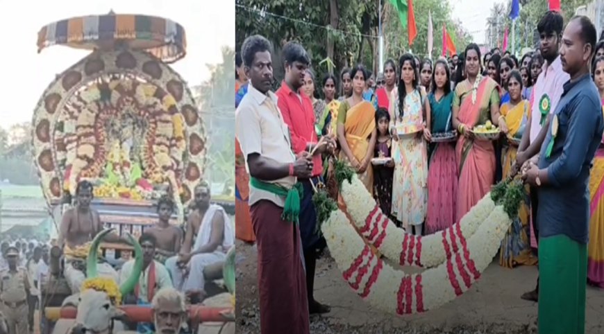 திருப்போரூர் கந்தசாமி கோயில் உற்சவர் தேரோட்டம்... திரளான பக்தர்கள் பங்கேற்று சாமி தரிசனம்...