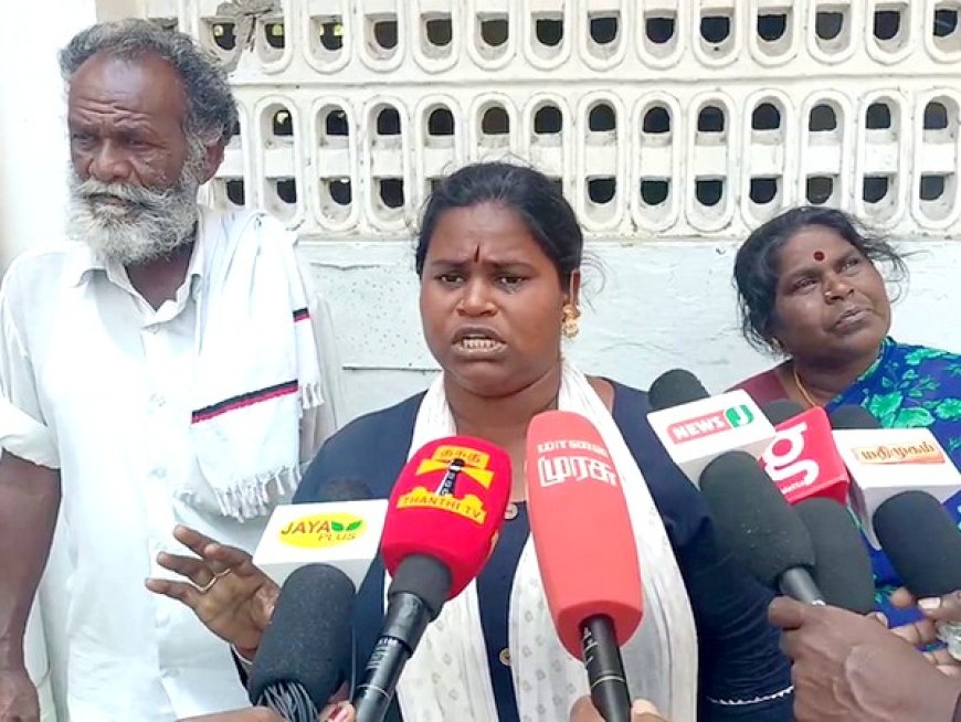 அறுவடை பண்ண விடமாட்றாங்க... ஊரை விட்டு ஒதுக்கி வச்சுட்டாங்க... கலெக்டரிடம் கதறிய குடும்பம்!