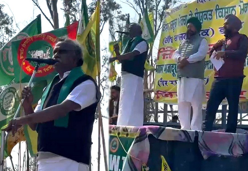"விவசாயிகளை பாஜக அரசு ஏமாற்றுகிறது" - பஞ்சாப்பில் பி.ஆர்.பாண்டியன் பேச்சு!