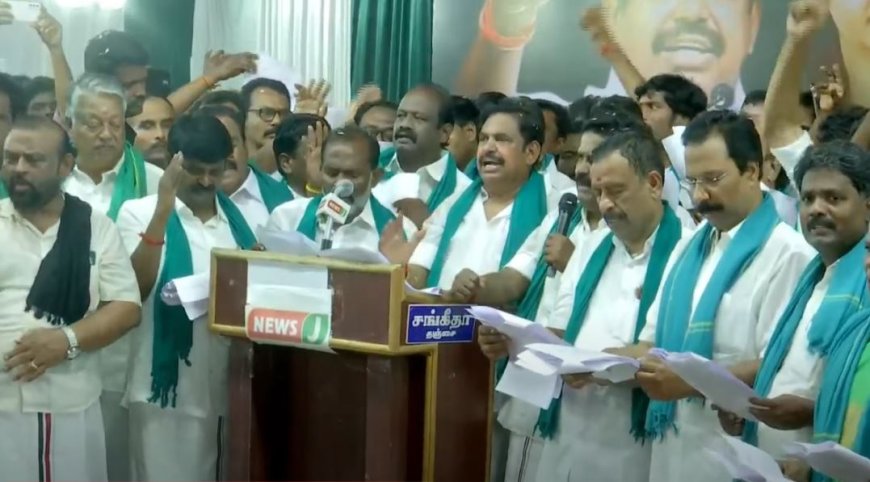 காவிரி விவகாரத்தில் பாஜக - காங்கிரஸ் யார் ஆட்சிக்கு வந்தாலும் தமிழகம் வஞ்சிக்கப்படுகிறது... எடப்பாடி குற்றச்சாட்டு