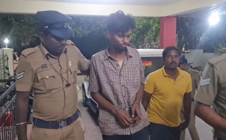 தப்பியோடிய இளைஞர்....ரவுண்டு கட்டிய போலீசார்...