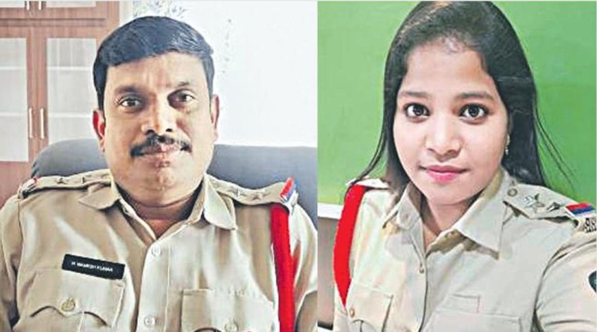 வேலை இல்லா இளைஞர்கள்தான் டார்கெட்...  போலி போலீஸ் காதல் ஜோடிக்கு காப்பு மாட்டிய நிஜ போலீஸ்...