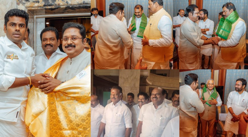 நள்ளிரவில் பரபர மீட்டிங்.. பாஜகவை நோக்கி படையெடுத்த ”தலைகள்”.. ஆளுக்கு நாலு என முடிந்த டீலிங்?