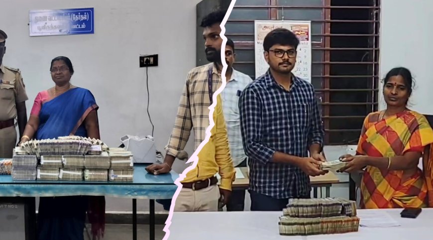 பூந்தமல்லியில் ரூ.96 லட்சம் பறிமுதல்...  பறக்கும் படை அதிரடி...