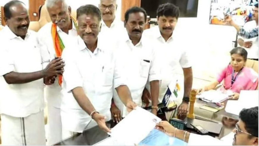 கோயிலில் வைத்து கையெழுத்திட்டு ஓ.பி.எஸ். வேட்புமனு தாக்கல்.. வெற்றி வாய்ப்பு பிரகாசம் என நம்பிக்கை..