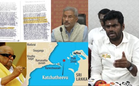கச்சத்தீவை காங்கிரசும் திமுகவும் திட்டமிட்டே தாரைவார்த்துவிட்டார்கள்! அண்ணாமலை பகீர் குற்றச்சாட்டு.. 