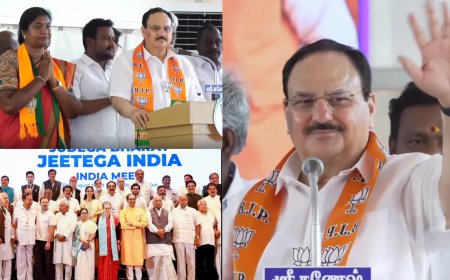 I.N.D.I.A கூட்டணில எல்லாரும் ஊழல்வாதிங்கதான்.. ஒண்ணு Bail ல இருக்காங்க.. இல்ல, Jail ல இருக்காங்க.. ஜெ.பி.நட்டா விமர்சனம்..