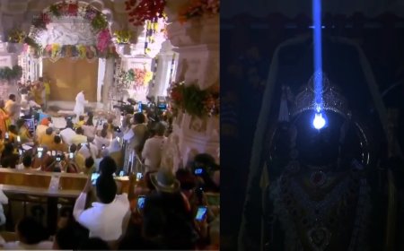 சூரிய வம்சம்.. பால ராமரை பார்க்க வந்த சூரியன்.. நெற்றியில் விழுந்த சுடரொளி.. ராமநவமியில் நடந்த அதிசயம்