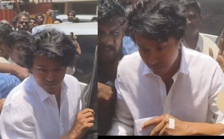 Vijay Election: கையில் காயத்துடன் வந்த விஜய்… சுற்றி வளைத்த ரசிகர்கள்… பதட்டமான வாக்குச் சாவடி!