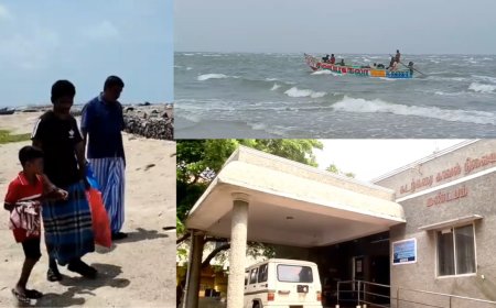 இலங்கையில் நீடிக்கும் பொருளாதார நெருக்கடி . தனுஷ்கோடியில் தஞ்சமடைந்த மூவர்.. கடலோர பாதுகாப்பு போலீசார் விசாரணை