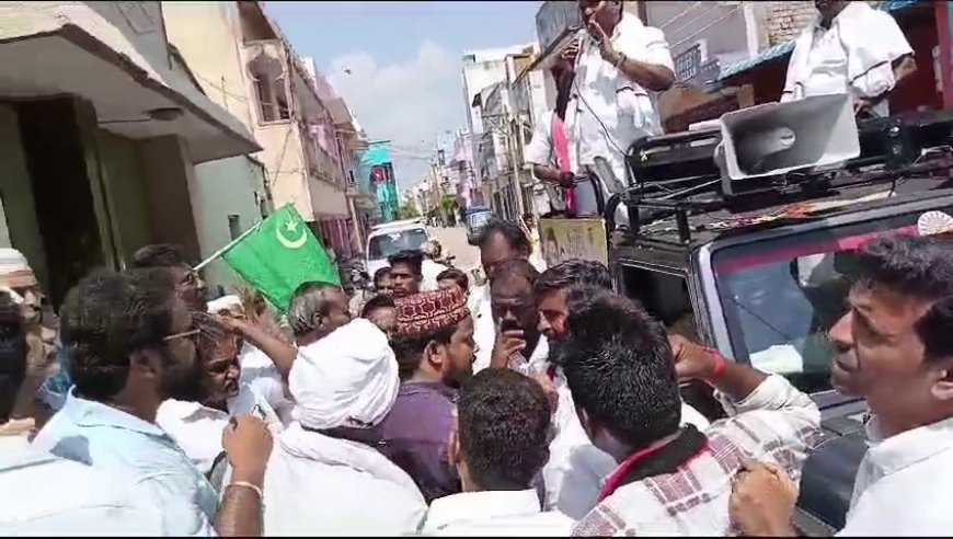 திமுகவுக்கு இஸ்லாமியர்கள் எதிர்ப்பு... வாக்கு சேகரிக்க சென்ற இடத்தில் வாக்குவாதம்... விரக்தியில் திரும்பிய அருண் நேரு...