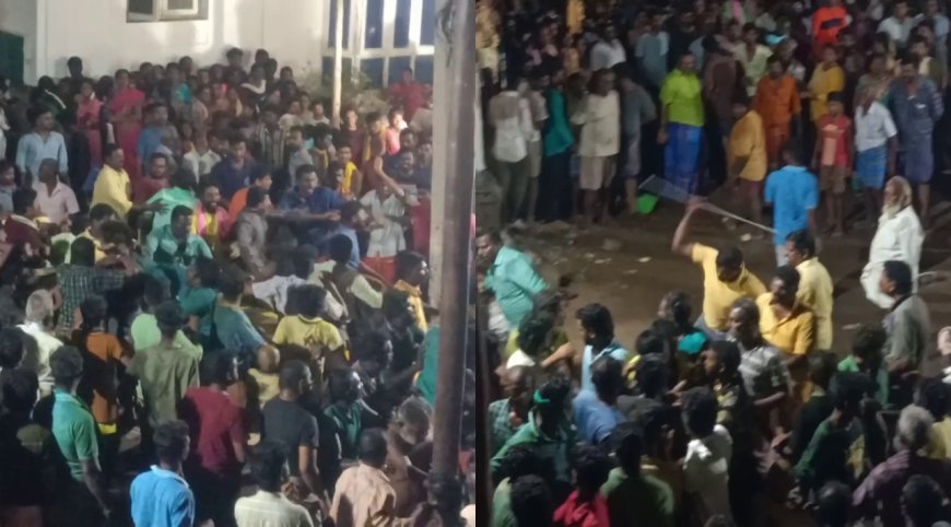 கோயில் திருவிழாவில் கோஷ்டி மோதல்; போர்க்களமான பங்குனி திருவிழா!.. நடுங்கிய நிலக்கோட்டை