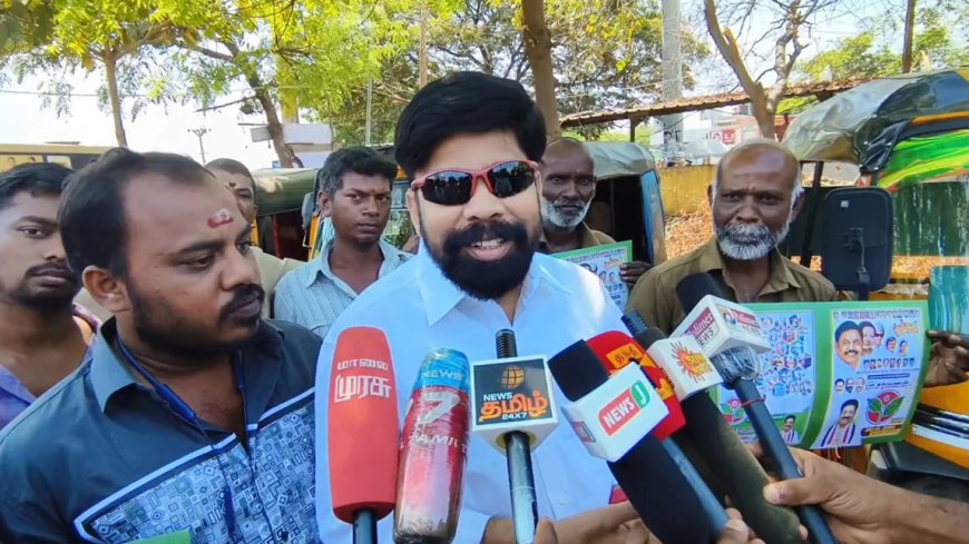 இரட்டை இலை வாடாது..!  பவர் ஸ்டார் பளீச்...