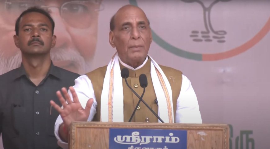 திமுக ஆட்சியில் பெண்களுக்கு எதிரான குற்றங்கள் அதிகரிப்பது ஏன் தெரியுமா?... நாகையில் ராஜ்நாத் சிங் குற்றச்சாட்டு