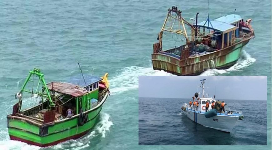 நடுக்கடலில் இலங்கைக் கடற்படை அட்டூழியம்... மீனவர்கள் இருவர் காயம்