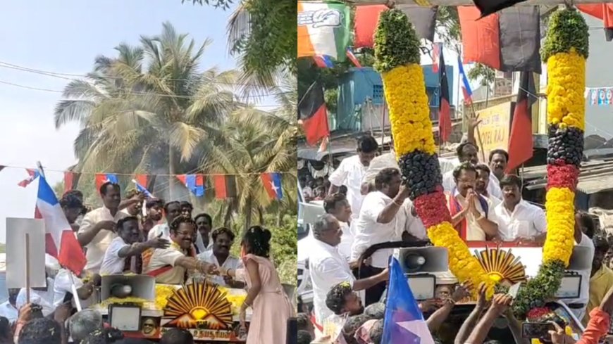 "மோடி ஆட்சி தொடர்ந்தால் இனி அவ்வளவுதான்..!" பாஜக அரசை விமர்சித்த கதிர் ஆனந்த்... வீடியோ பதிவு செய்த தேர்தல் அதிகாரிகள்...