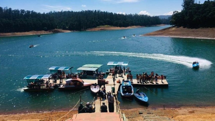 கோடை சீசனுக்கு தயாராகும் உதகை... சீரமைப்பு பணிகள் விறுவிறுப்பு.. பைக்காரா படகு இல்லம் சாலையை மூடிய வனத்துறை