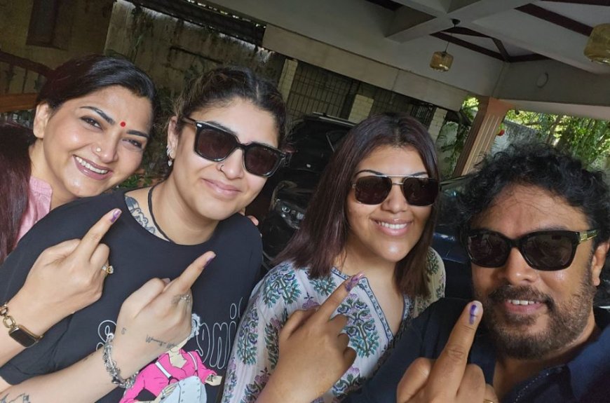 தேர்தல் பிரசாரத்தில் இருந்து திடீர் விலகல்.. Vote4INDIA என குஷ்பு போட்ட ட்வீட்.. பாஜக தலைமை மீது அதிருப்தியா?